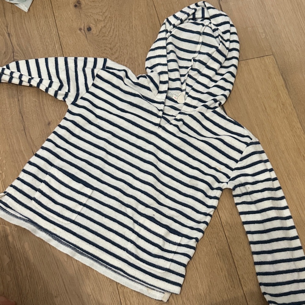 Crewcuts Terry girls Striped Hoodie 10 M